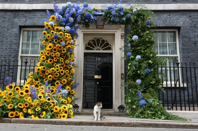 A brit miniszterelnöki rezidencia 2022. augusztus 24-én – Fotó: Susannah Ireland / AFP 