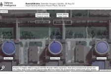 Az oroszok páncélozott járműveket telepítettek a zaporizzsjai atomerőmű egyik reaktorának közelébe