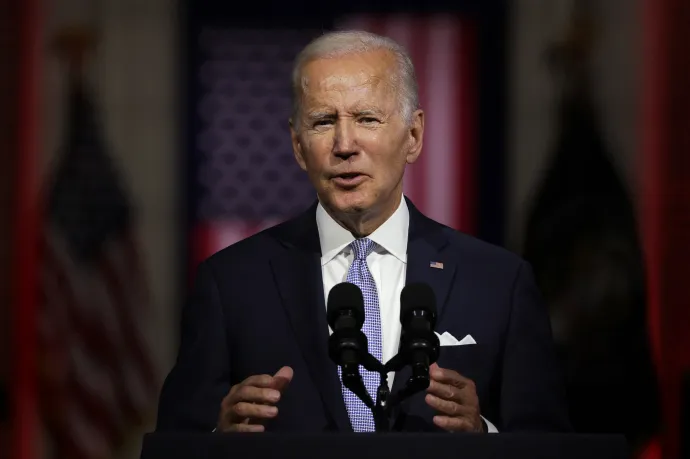 Biden: Trump és a MAGA-republikánusok veszélyt jelentenek a demokráciára