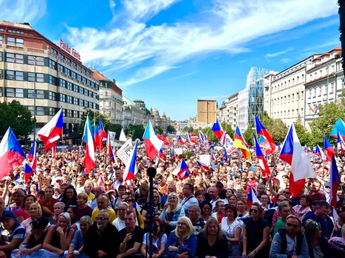 Ezt a képet „Csehország az első helyen” felirattal osztotta meg Zuzana Majerová – Forrás: Facebook 