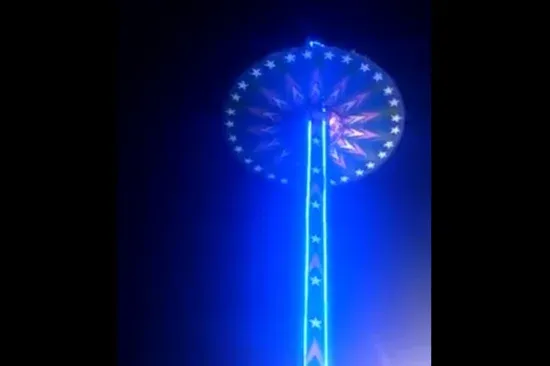 Elromlott egy szabadeséstorony Indiában, 15 méter magasból zuhant le vele 50 felnőtt és gyerek