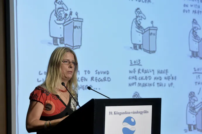 A klímakutató Ürge-Vorsatz Diána Palkoviccsal egyeztetett az új OMSZ irányvonalairól