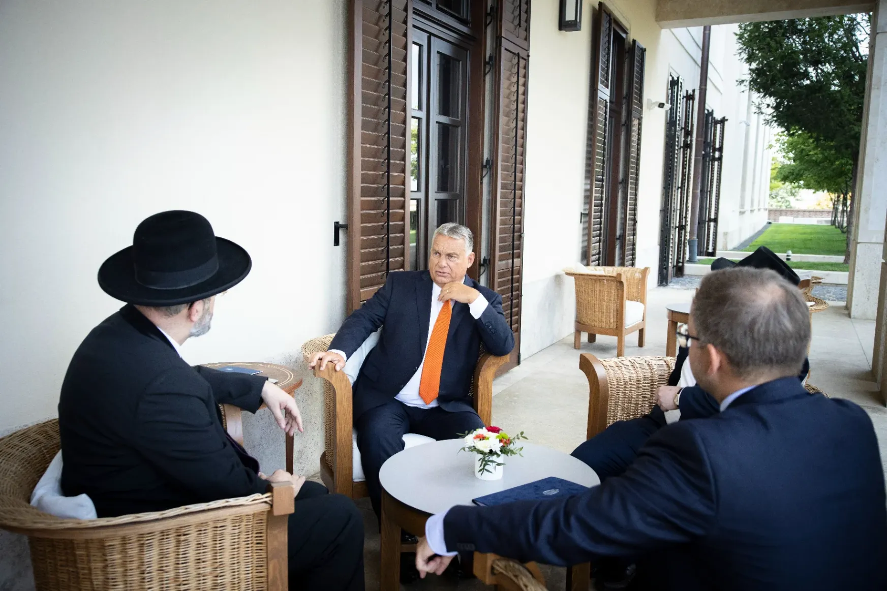 Az izraeli főrabbival találkozott Orbán Viktor