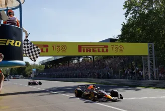Verstappen a biztonsági autó mögött nyerte az Olasz Nagydíjat, a Ferrari megint eltaktikázta magát