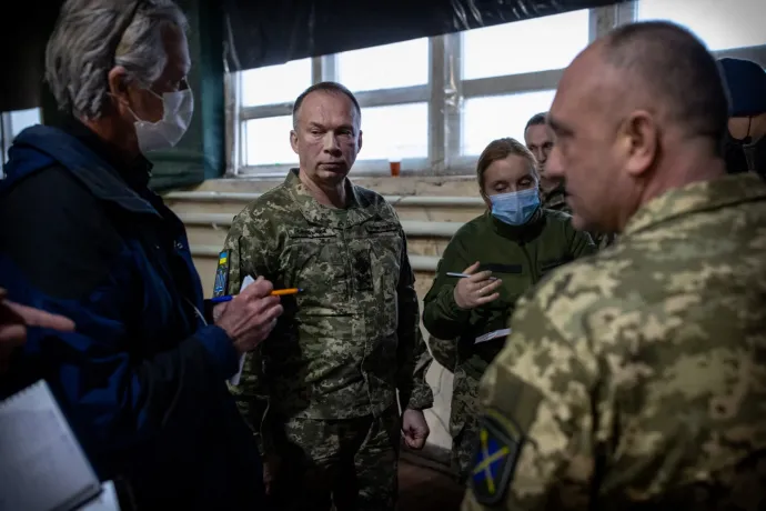Olekszandr Szirszkij az ukrán szárazföldi erők parancsnoka – Fotó: Huszti István / Telex