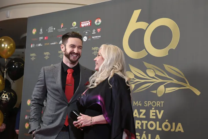 Shane Tusup és édesanyja 2018-ban – Fotó: Koszticsák Szilárd / MTVA