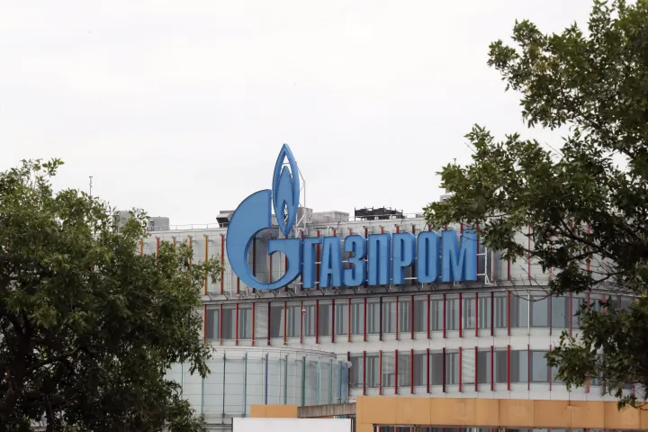 A Gazprom orosz állami gázipari monopólium szentpétervári irodaháza – Fotó: Anatolij Malcev / MTI / EPA