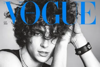 Timothée Chalamet az első férfi, aki egyedül pózol a brit Vogue címlapján