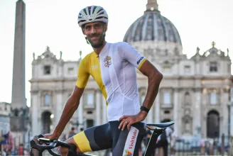 Sporttörténelmet ír a pápa kerékpárosa: először indul vatikáni sportoló világbajnokságon
