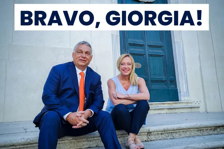 Orbán Viktor: Bravo, Giorgia!