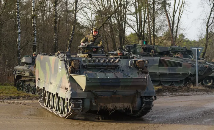 Egy M113-as harckocsi a német Bundeswehr állományában – Fotó: Philipp Schulze / dpa Picture-Alliance via AFP