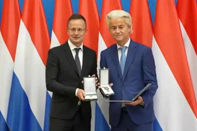 Petőfit szavalva köszönte meg a holland szélsőjobboldali politikus a magyar állami kitüntetést