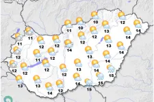 Ha jól figyel, ma megláthatja a napot is. Aztán a hónap végéig esni fog