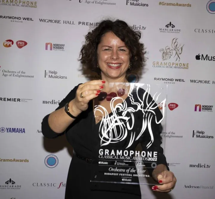 The award was presented to managing director Orsolya Erdődy – Photo: BFO