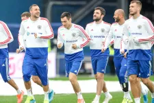 Az orosz futballválogatott egy tétmeccset sem játszott idén, mégis két helyet javított a FIFA-világranglistán