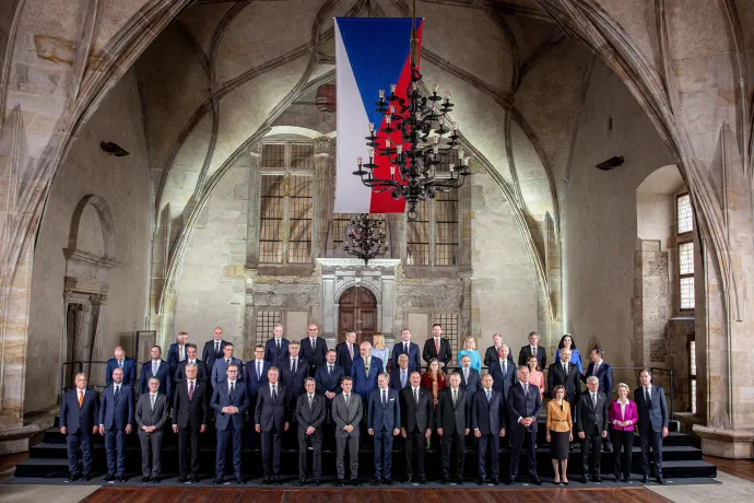 Az EPC-n résztvevő politikusok – Fotó: Lukas Kabon / 2022 Anadolu Agency