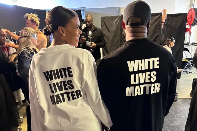 Az Adidas is kiakadhatott a White Lives Matter pólókon, felülvizsgálják az együttműködésüket Kanye Westtel