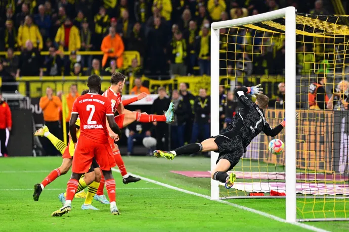 Két góllal vezetett a Bayern München, a 95. percben egyenlített a Dortmund