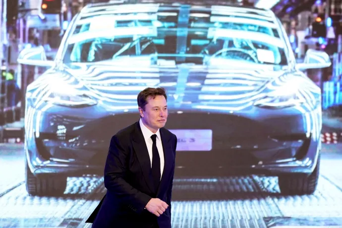 Elon Musk egyik Tesla-gyára a kínai Sanghajban van – Fotó: Aly Song / Reuters