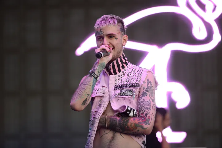 Lil Peep egy 2017-es fellépésen – Fotó: Scott Dudelson / 2017 Scott Dudelson