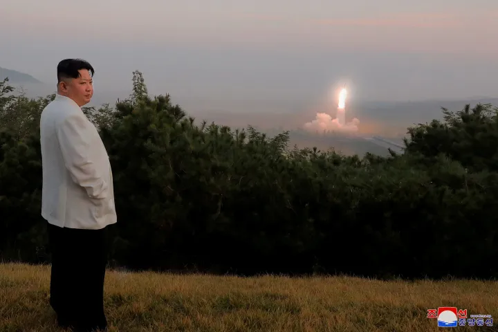 Kim Dzsongun észak-koreai vezető – Fotó: KCNA via Reuters