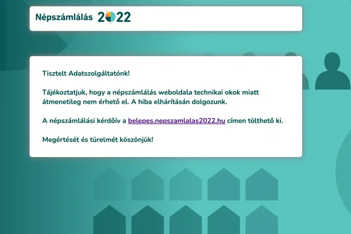 Akadozott zárás előtt a népszámlálás oldala, szerda 10 óráig meghosszabbították a határidőt