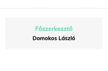 Távozik Domokos László, a Napi.hu főszerkesztője