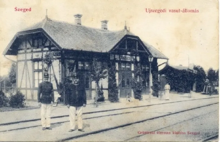 Az állomás az 1900-as évek elején – Forrás: vasutallomas.hu