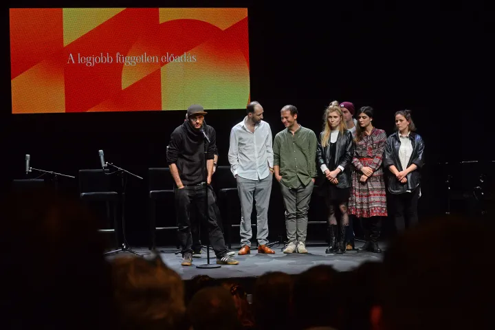 A legjobb független előadásnak járó díjat a Narratíva Kollektíva kapta – Fotó: Éder Vera