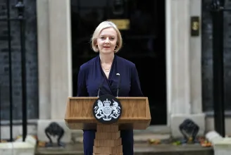 Lemondott a brit miniszterelnök, Liz Truss
