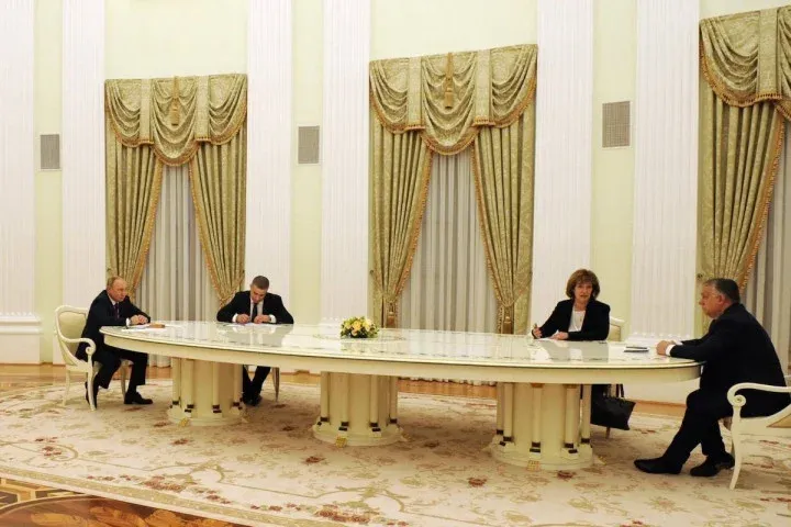 Putin and Orbán meeting on 1 February 2022 – Source: kormány.hu