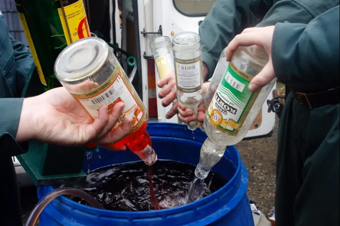 Fűtőanyagot csinálnak a NAV által lefoglalt 8000 liter alkoholból