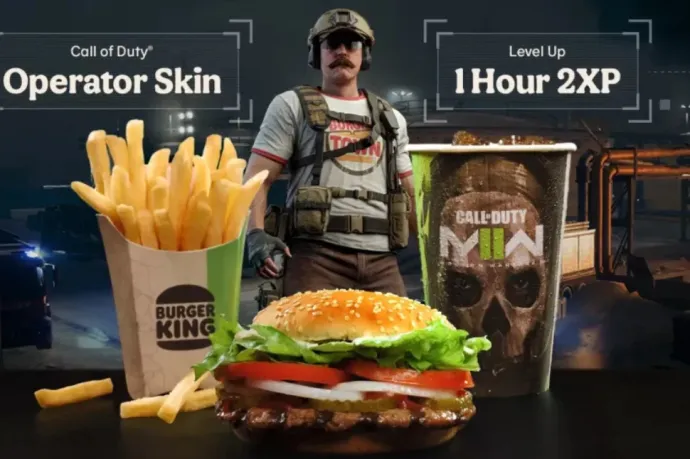 A Burger King Call of Dutyra szabott karaktere berobbantotta a virtuális feketepiacot