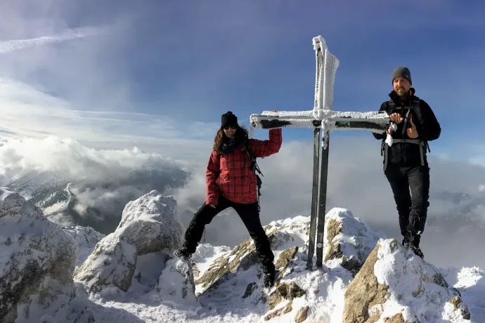 Első hó a Kis-Fátra legszebb csúcsán