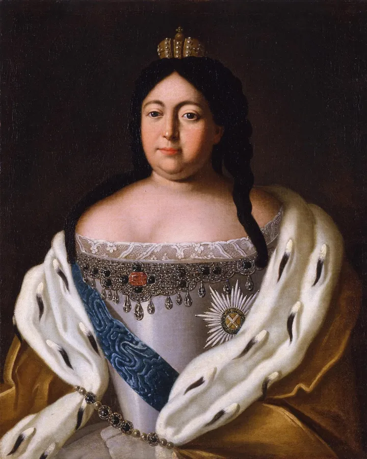 Anna Ivanovna egy korabeli festményen – Forrás: Wikimedia Commons