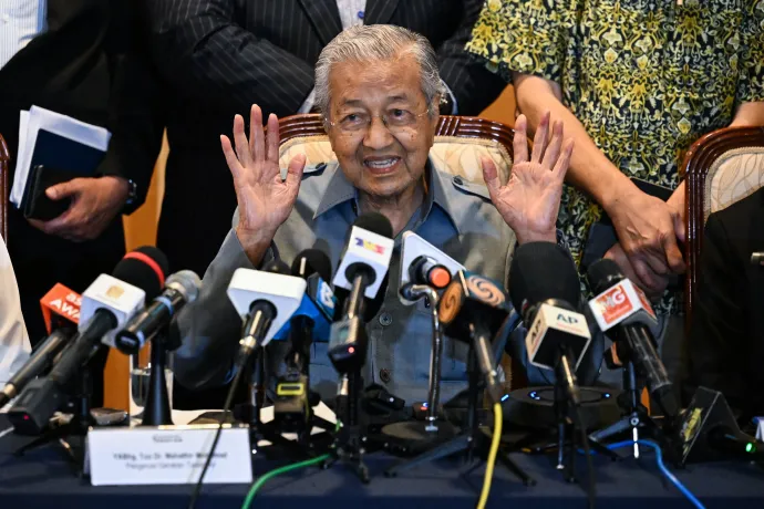Mahathir Mohamad 2022 októberében – Fotó: Mohd Rasfan / AFP