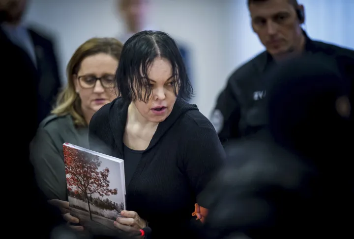 Zsuzsová a bíróságon, 2019-ben – Fotó: Vladimir Simicek / AFP