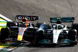 Verstappen és Hamilton ütközött, Russell nyert az őrülten jó Brazil Nagydíjon