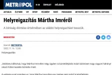 Beismerte a Metropol: manipulált fotókat közöltek Mártha Imréről