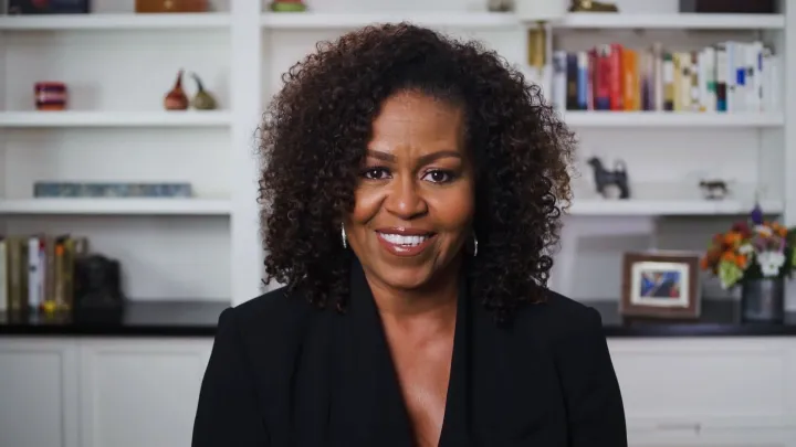 Michelle Obama természetes hajjal – Fotó: Bet Awards 2020 / Getty Images