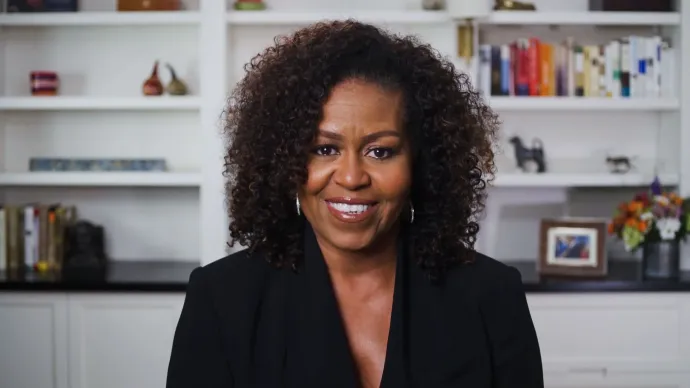 Michelle Obama természetes hajjal – Fotó: Bet Awards 2020 / Getty Images