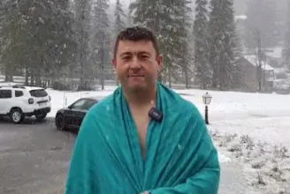 Borboly Csaba erősen indította a hétfőt, fecskében jelentkezett be a borszéki hóesésből