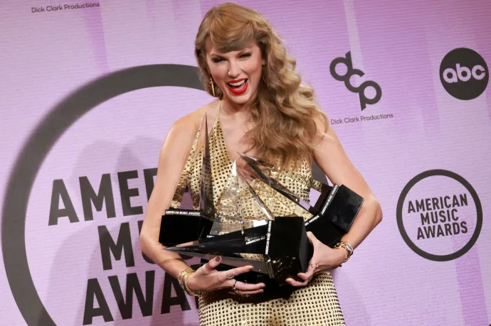 Taylor Swift tarolt az American Music Awardson, hat díjat zsebelt be