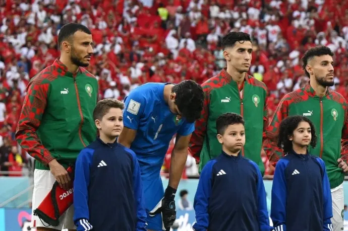 A himnusznál pályán volt a marokkói kapus, mégsem ő védett Belgium ellen