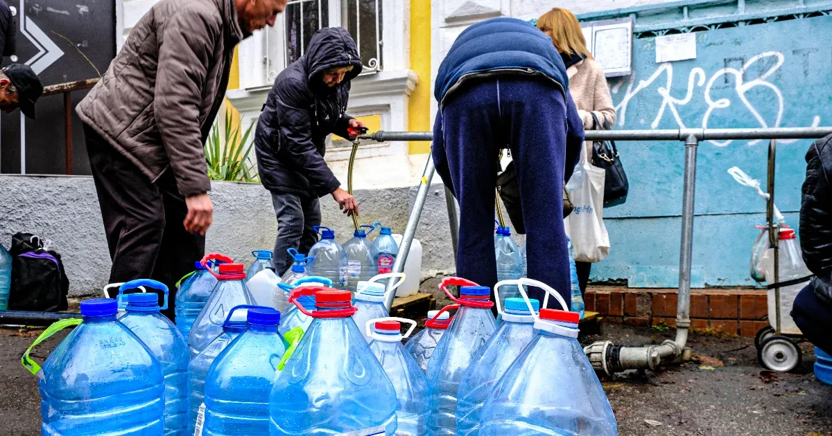 A polgármester szerint nincs ivóvízellátás Mikolajivban