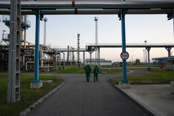 A Mol algyői gázfeldolgozó üzeme – Fotó: Hevesi-szabó Lujza / Telex