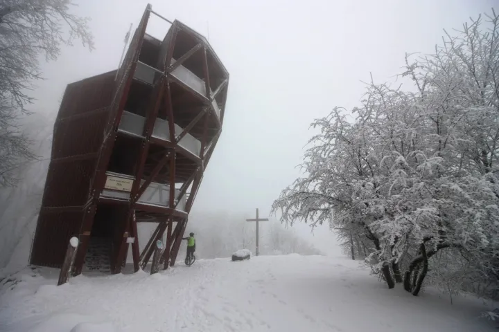 Télen a Prédikálószéken – Fotó: Tenczer Gábor / Telex