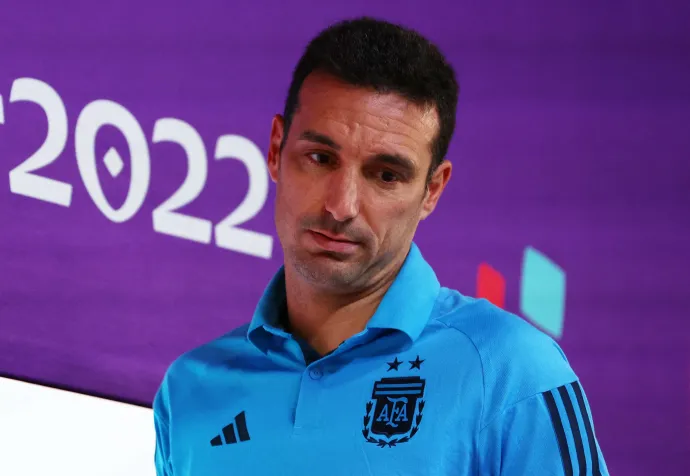 Lionel Scaloni, az argentin futballválogatott szövetségi kapitánya – Fotó: Gareth Bumstead / Reuters