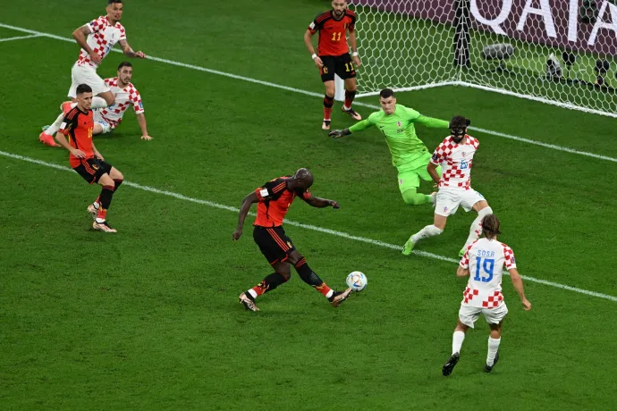 Lukaku két méterről sem tudott gólt rúgni a horvátoknak, kiestek a vb-bronzérmes belgák