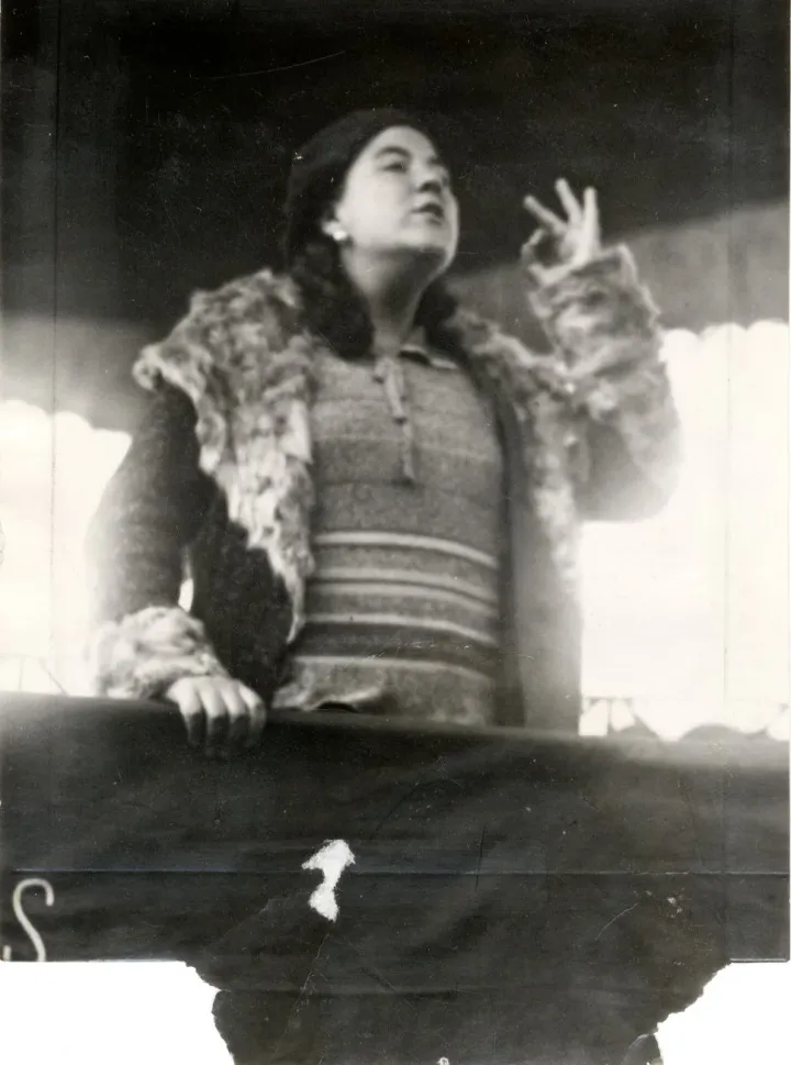 Hildegart szocialista gyűlést tart Erandióban 1931-ben – Fotó: AGA / MINISTERIO DE CULTURA Y DEPORTE